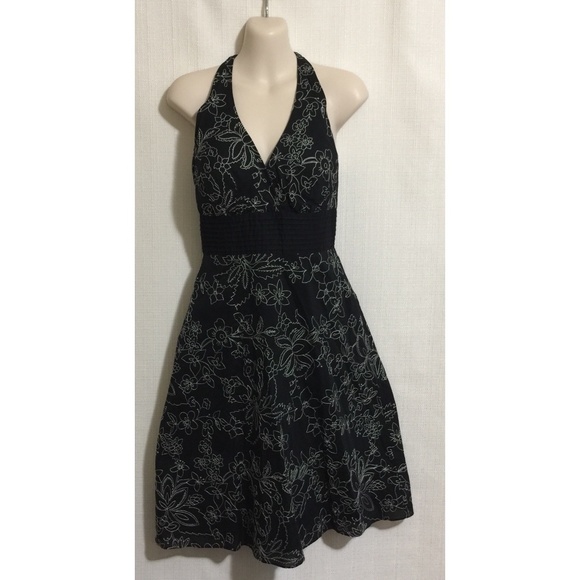 white house black market halter dress